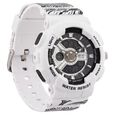 Zoop Samurai Quartz Digital Watch For Boys With Silver Dial White Polyether Strap From House Of Titan - image number 2