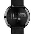 Titan Edge UltraSlim Quartz Analog Black Dial Black Leather Strap Watch For Men - image number 6