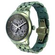 Titan Metal Mechanicals Black Dial Green Stainless Steel Strap Watch for Men - image number 3