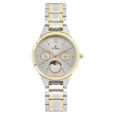 Titan Women's Elegance Monophase Two-Tone White Dial Watch - image number 0