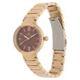 Titan Quartz Analog Red Dial Stainless Steel Strap Watch for Women - image number 1