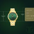 Titan Karishma Radiance Green Dial Analog Stainless Steel Strap watch for Men - image number 2