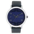 Fastrack Bold Quartz Analog White Dial Leather Strap Watch for Guys
