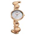Titan Raga Power Pearls Quartz Analog Mother of Pearl Round Shaped Dial Rose Gold Metal Strap Watch For Women - image number 3