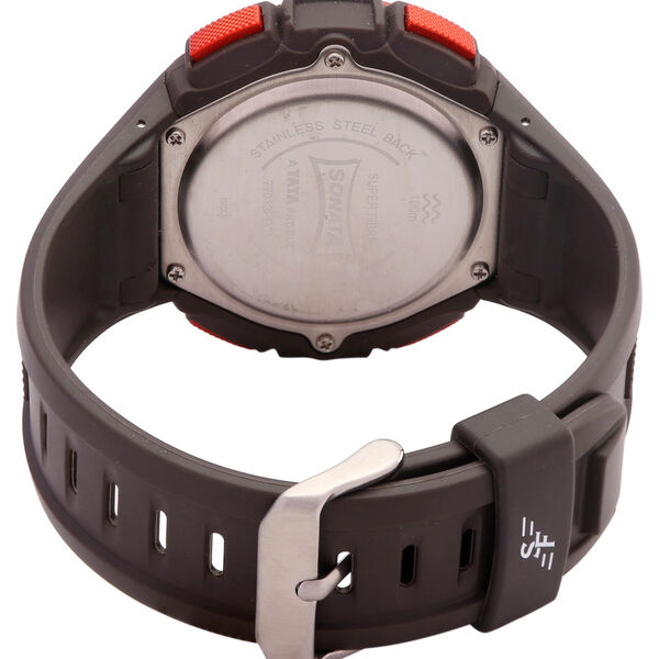 SF Digital Dial Plastic Strap Watch for Men - image number 2