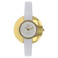 Titan Quartz Analog Golden Dial Leather Strap Watch for Women