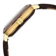 Titan Vintage Concealed Automatic Analog with Beige Dial Brown Leather Strap Watch for Men - image number 3
