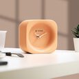 Titan Contemporary Peach Table Clock - image number 0