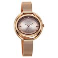 Fastrack Vyb Halo Quartz Analog Rose Gold Dial Metal Strap Watch For Girls - image number 2