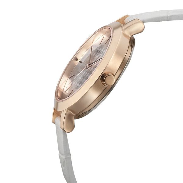Sonata Blush Silver Dial Women Watch With Leather Strap - image number 2