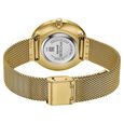 Poze By Sonata Quartz Analog Golden Dial Golden Metal Strap Watch For Women - image number 6