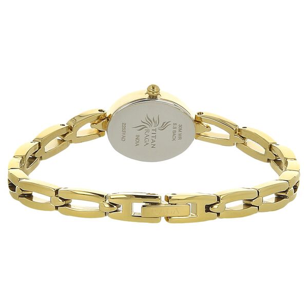 Titan Raga Champagne Dial Women Watch With Metal Strap - image number 3