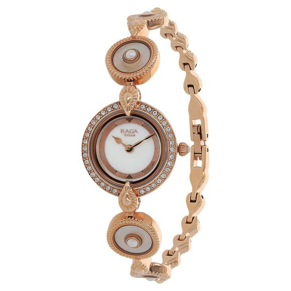 Ladies Watch Titan Raga Moonlight Collection Buy Titan NN95022WM01