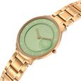 Titan Edge Murals Quartz Analog Green Dial Stainless Steel Strap Watch For Men - image number 2