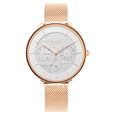 Titan Womens's Svelte Silver: Multi-Function Watch Metal Strap - image number 1