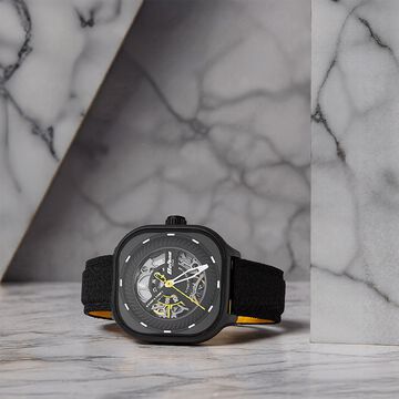 Titan Octane Aerobatics Black Dial Automatic Fabric Strap watch for Men