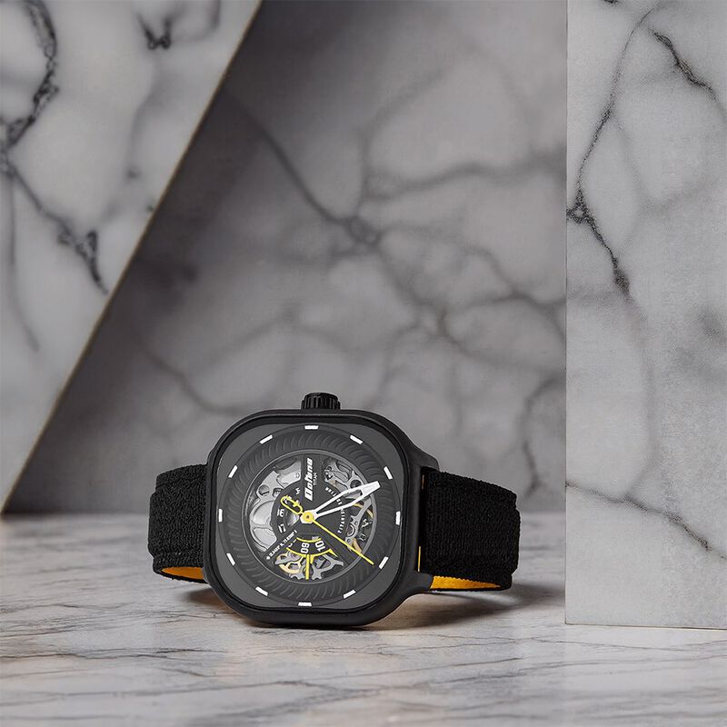 Titan Octane Aerobatics Black Dial Automatic Fabric Strap watch for Men