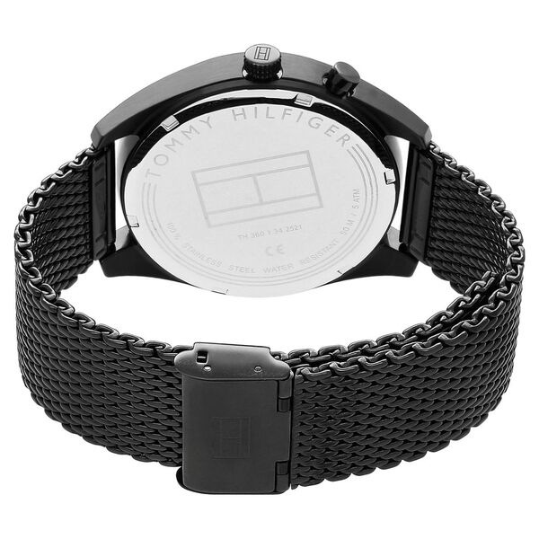Tommy Hilfiger Quartz Analog Black Dial Metal Strap Watch for Men - image number 4