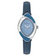 Sonata Quartz Analog Blue Dial Leather Strap Watch for Women