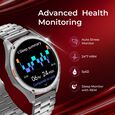 Fastrack Marvellous FX1 Unisex Smart Watch With Black Metal Strap - image number 1