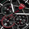 Ducati Quartz Chronograph Black Dial Black Silicone Strap Watch For Men - image number 3