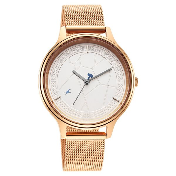 Fastrack Thor Quartz Analog Silver Dial Stainless Steel Strap Watch for Girls - image number 1