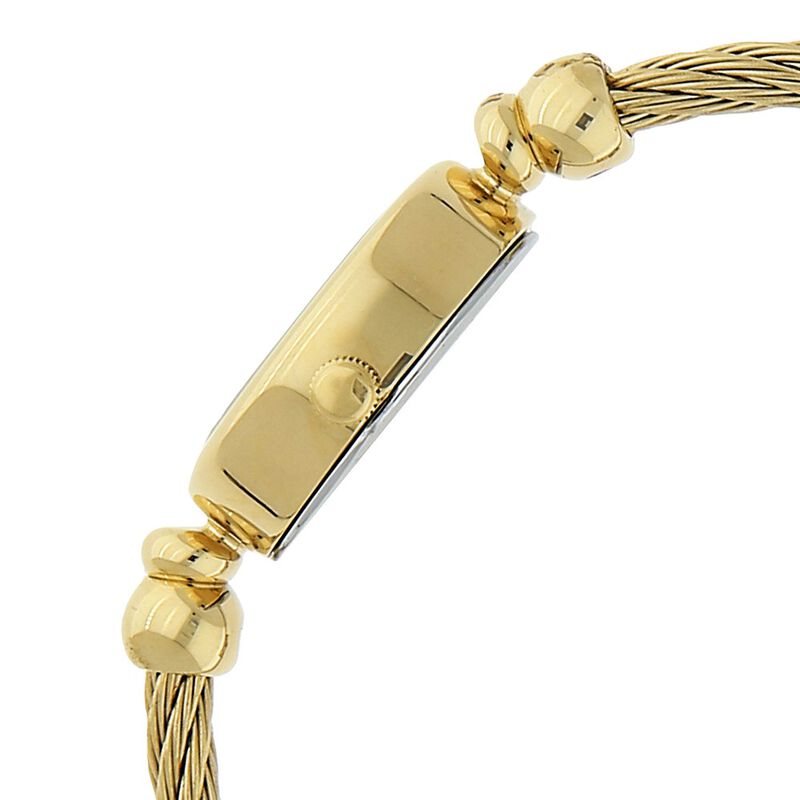 Titan Quartz Analog Champagne Dial Metal Strap Watch for Women - image number 2