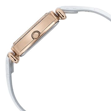 Sonata Poze Quartz Analog White Dial Leather Strap Watch For Women