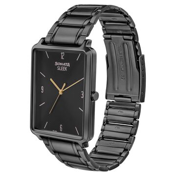 Sonata Quartz Analog Stainless Steel Strap Watch for Men