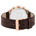 Tommy Hilfiger Multifunction Blue Dial Leather Strap Watch For Men - image number 2