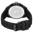 Ducati Quartz Chronograph Black Dial Black Silicone Strap Watch For Men - image number 2
