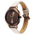 Titan Razzle Dazzle Quartz Analog Brown Dial Leather Strap Watch For Women - image number 2