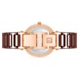 Anne Klein Quartz Analog Brown Dial Rose Gold Ceramic Strap Watch For Women - image number 2