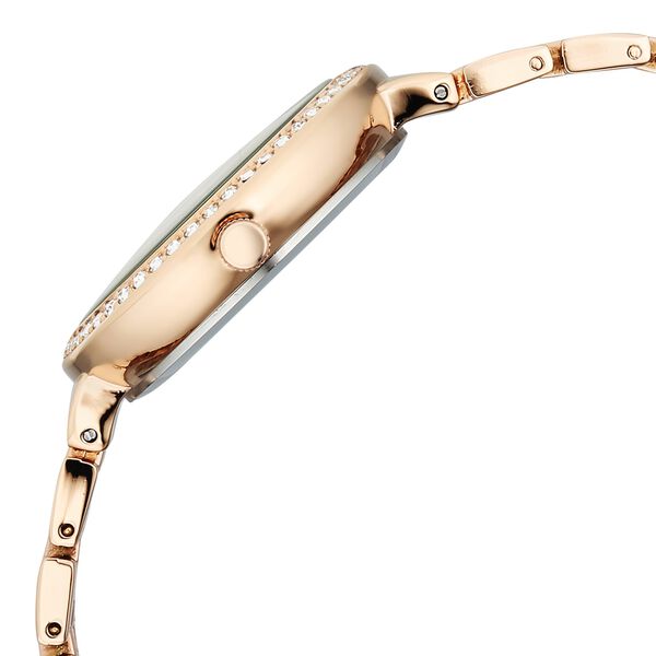 Vyb Starlet By Fastrack Quartz Analog Silver Dial Rose Gold Metal Strap Watch For Girls - image number 5