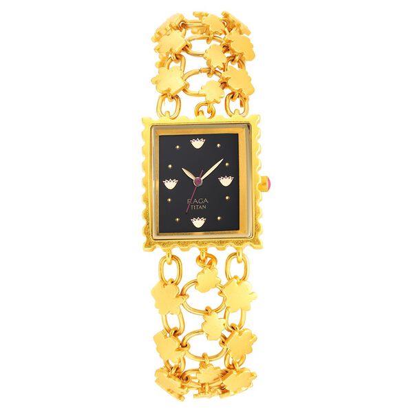 Titan Raga X Masaba Black Dial Analog Steel and Metal Strap watch for Women - image number 1