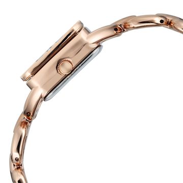 Vyb Prodigy By Fastrack Quartz Analog Maroon Dial Rose Gold Metal Strap Watch For Girls