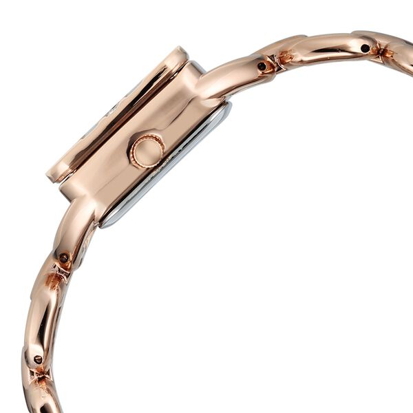 Vyb Prodigy By Fastrack Quartz Analog Maroon Dial Rose Gold Metal Strap Watch For Girls - image number 4