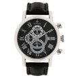 Titan Chronograph White Dial Chrono Quartz Leather Strap watch for Men