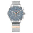 Tommy Hilfiger Quartz Multifunction Blue Dial Rose Gold Stainless Steel Strap Watch For Women - image number 0