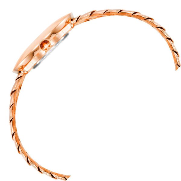 Anne Klein Quartz Analog White Dial Rose Gold Metal Strap Watch For Women - image number 1