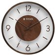 Titan Glass-Wood Fusion Wall Clock - image number 1