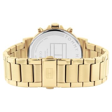 Tommy Hilfiger Multifunction Black Stainless Steel Strap for Men
