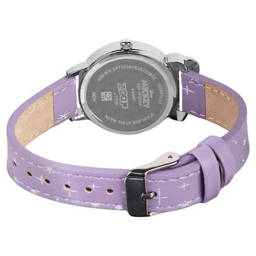 Zoop Disney Daisy Duck Analog Watch with Silver Dial & Purple Strap for Girls Kids, from House of Titan