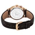 Titan 40 years Quartz Multifunction with Moon Phase White Dial Brown Leather Strap Watch For Men - image number 3