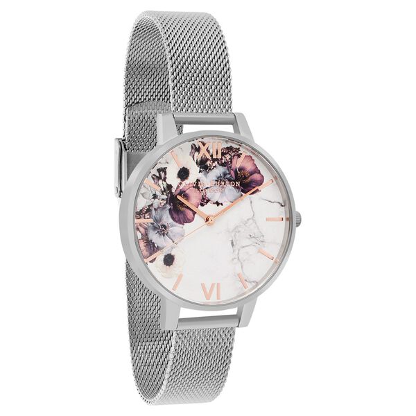 Olivia Burton Quartz Analog White Dial Stainless Steel Strap Watch for Women - image number 1