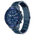 Tommy Hilfiger Quartz Multifunction Blue Dial Stainless Steel Strap Watch for Men - image number 1