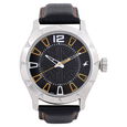 Fastrack Quartz Analog White Dial Leather Strap Watch for Guys