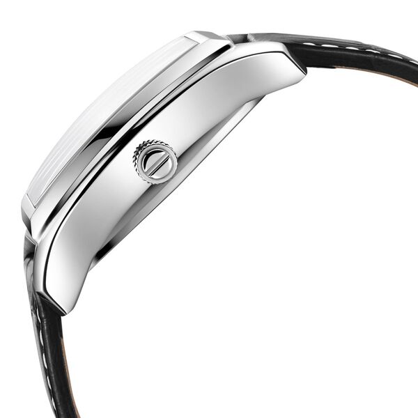Kenneth Cole Automatic Black Dial Leather Strap Watch for Men - image number 1