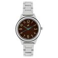 Fastrack Bare Basics Quartz Analog Blue Dial Stainless Steel Strap Watch for Girls