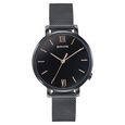 Sonata Elegent Essentials Quartz Analog Black Dial Stainless Steel Strap Watch For Women - image number 0